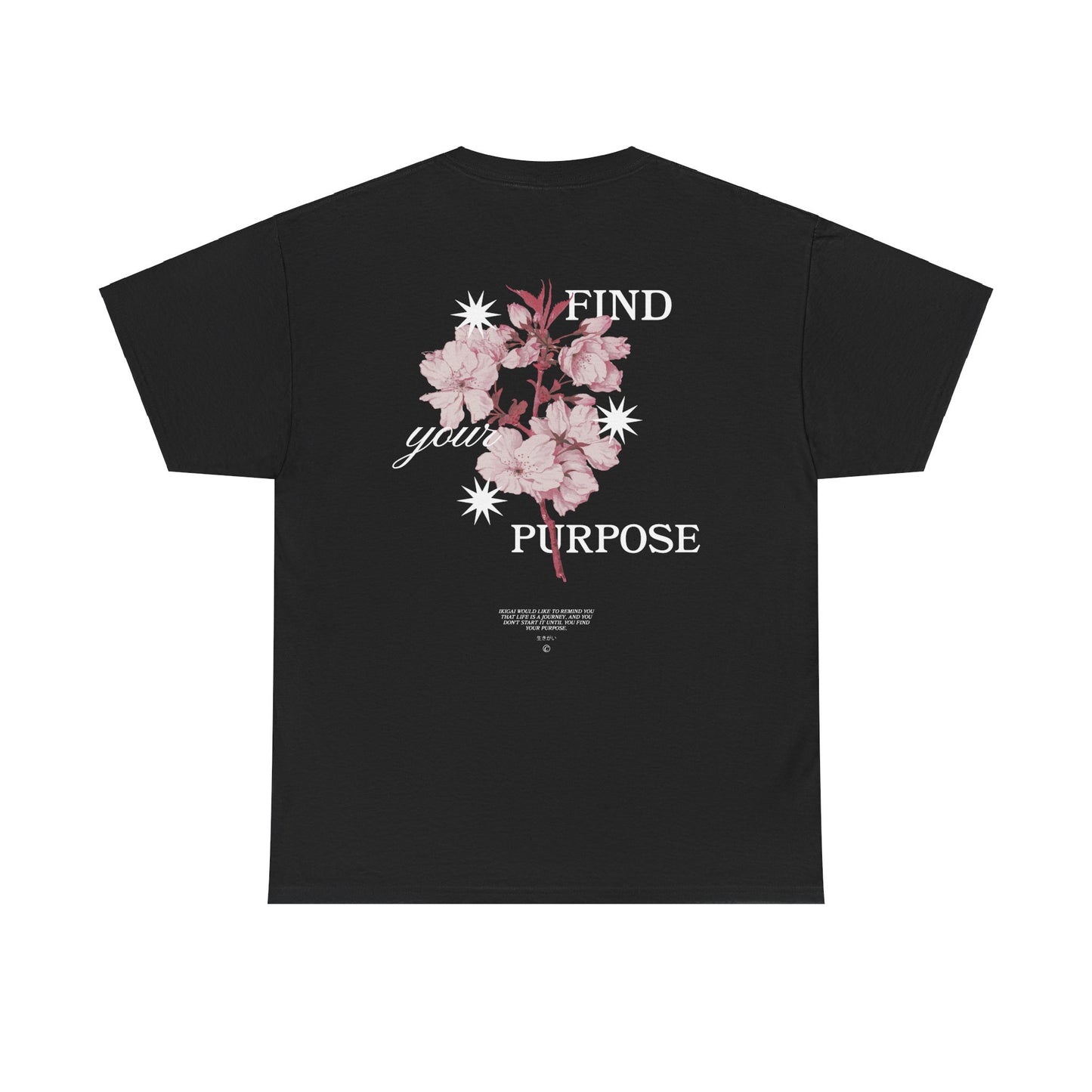 FIND YOUR PURPOSE Flower Design Tee