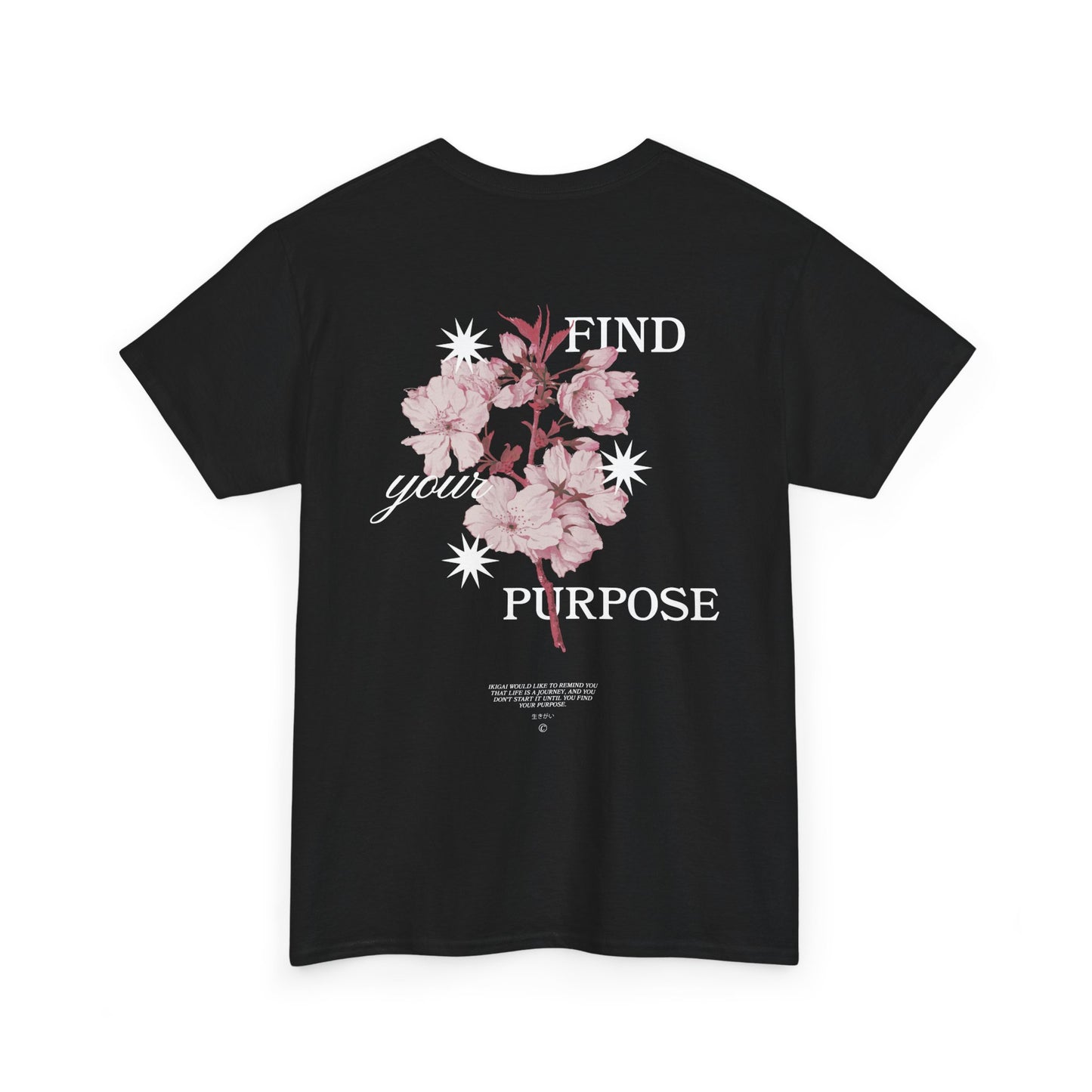 FIND YOUR PURPOSE Flower Design Tee